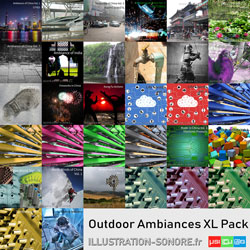 Fireworks atmospheres contenu : 12 volumes, more than 28 hours of external ambiances and sounds